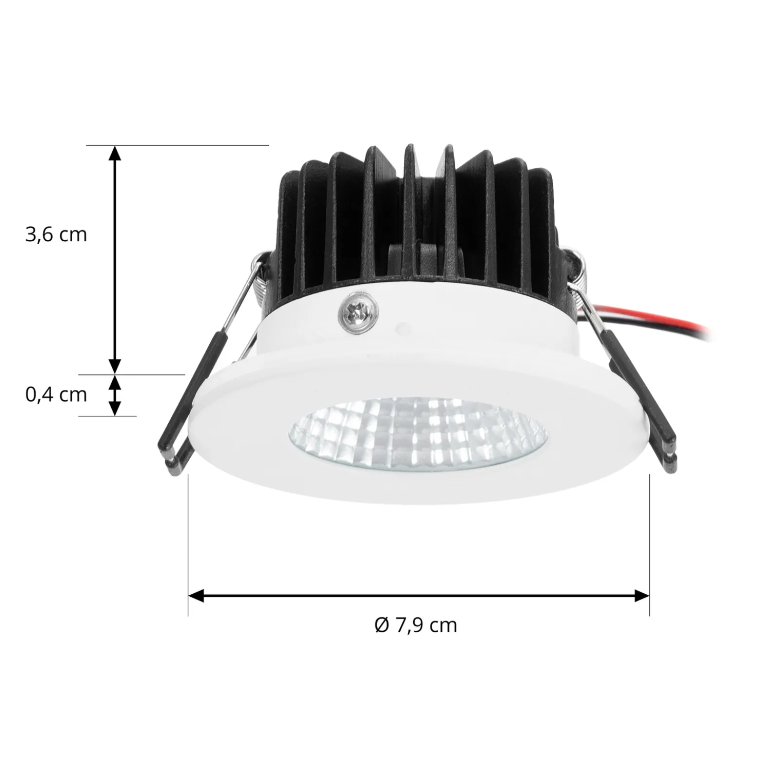 Arcchio LED-alasvalo Lirin, valkoinen, 4 000K