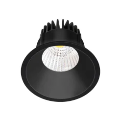 Arcchio LED-alasvalo Niria, musta, 4000K