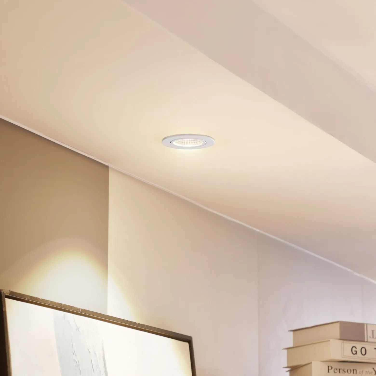 Arcchio LED-alasvalo Zarik, valkoinen, 2700K