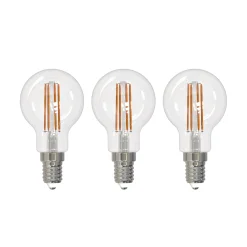 Arcchio LED hehkulamppu E14 G45, 3 kpl, 3000 K