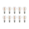 Arcchio LED hehkulamppu E14 G45, 10 kpl, 3000 K
