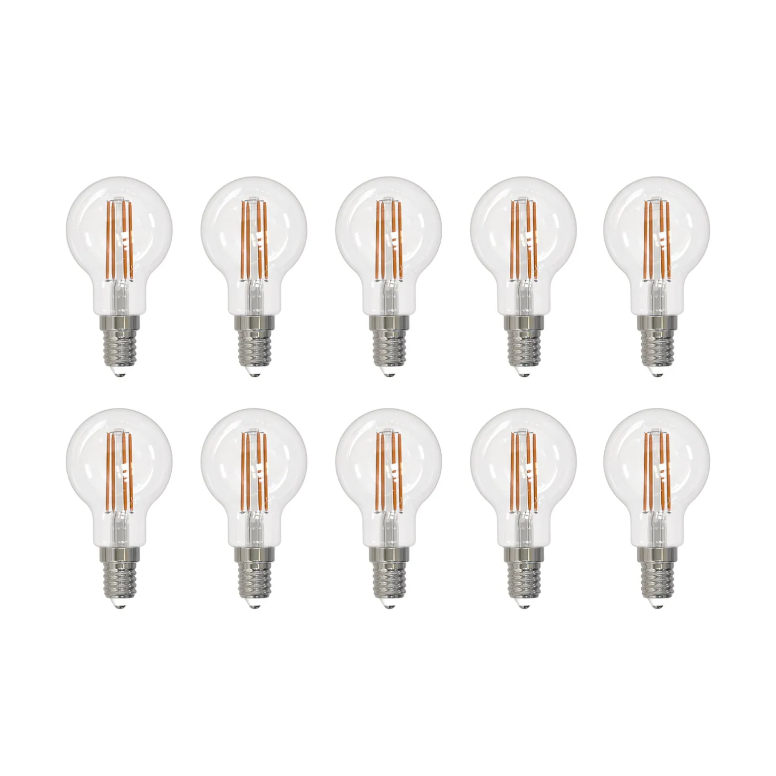 Arcchio LED hehkulamppu E14 G45, 10 kpl, 3000 K
