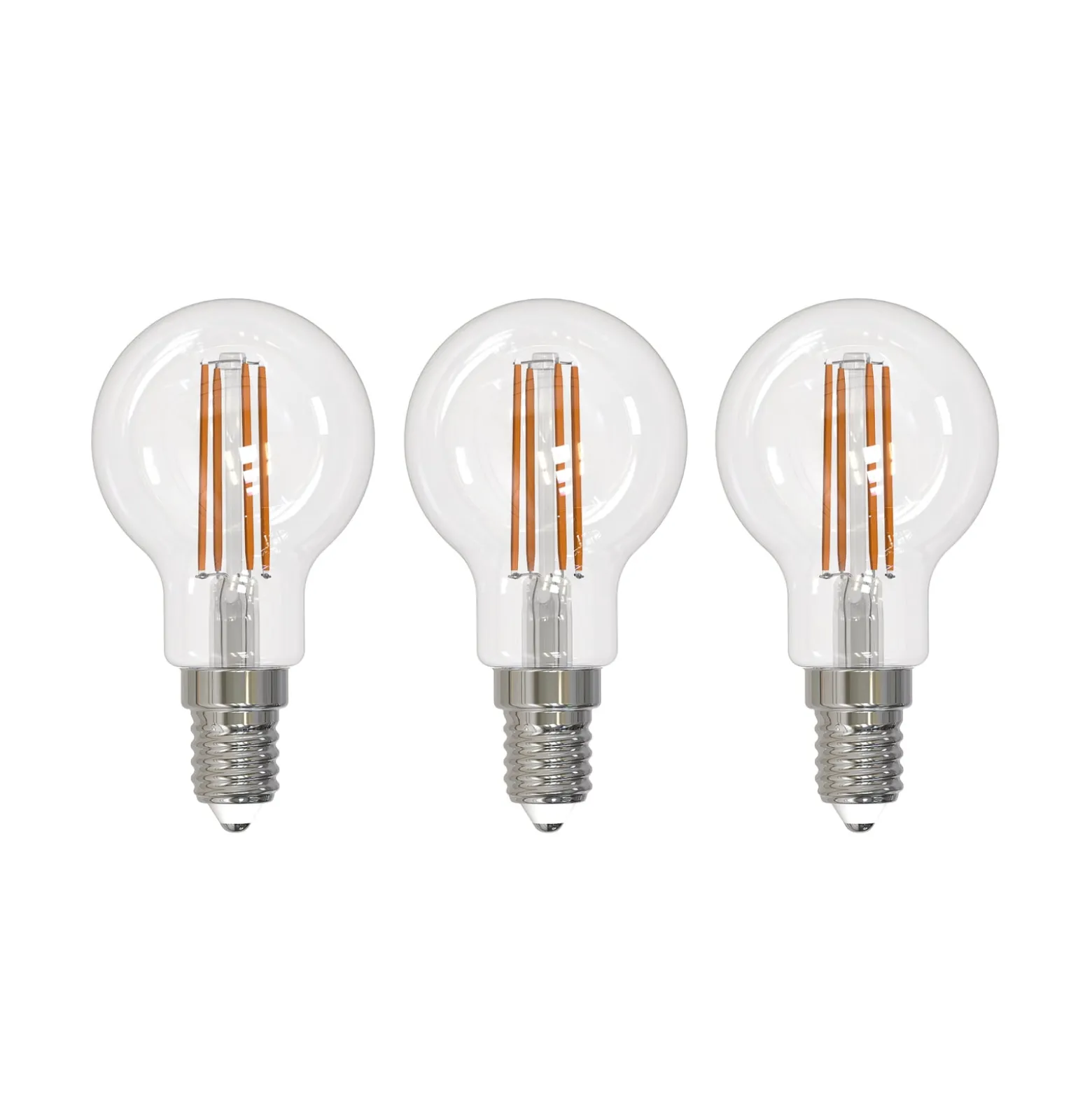 Arcchio LED hehkulamppu E14 G45, 3 kpl, 2700 K