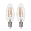 Arcchio LED hehkulamppu E14 kynttilä, 2 kpl, 3000 K
