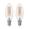 Arcchio LED hehkulamppu E14 kynttilä, 2 kpl, 4000 K