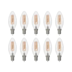 Arcchio LED hehkulamppu E14 kynttiläsarja 10 kpl, 3000 K