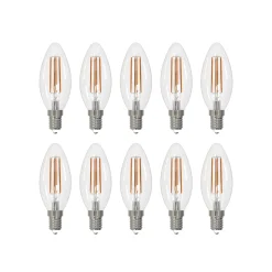 Arcchio LED hehkulamppu E14 kynttiläsarja 10 kpl, 2700 K