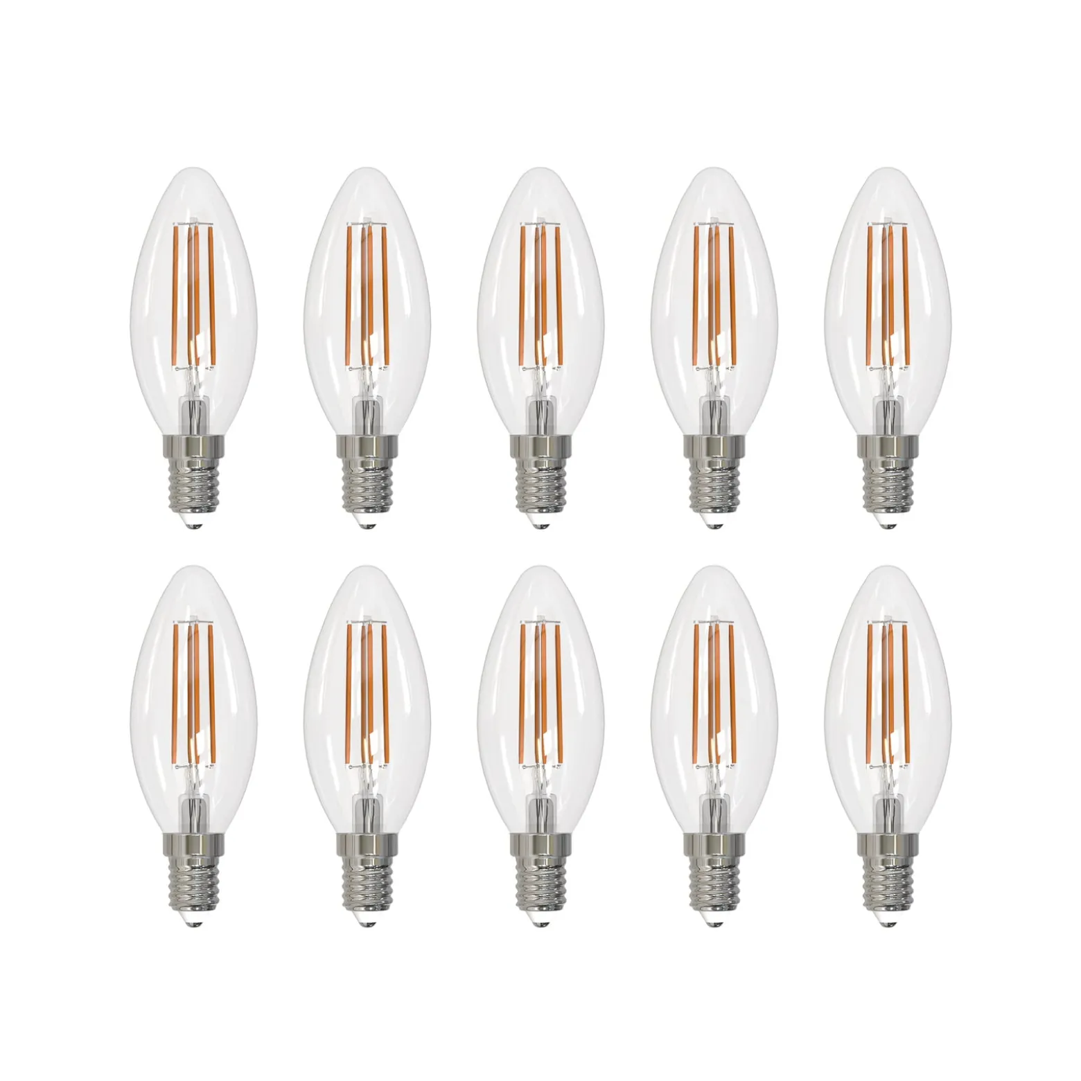 Arcchio LED hehkulamppu E14 kynttiläsarja 10 kpl, 4000 K