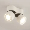 Arcchio LED-kattokohdevalo Rotari, valkoinen, 2-lamppuinen, 1362 lm
