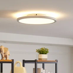 Arcchio LED-kattovalaisin Brenda, Ø 40 cm, CCT, kaukosäädin