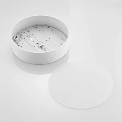 Arcchio LED-kattovalaisin Noabelle, Ø 40 cm, valkoinen, metallia