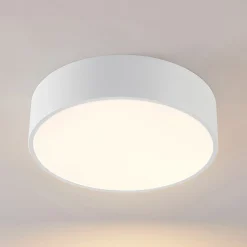 Arcchio LED-kattovalaisin Noabelle, Ø 40 cm, valkoinen, metallia