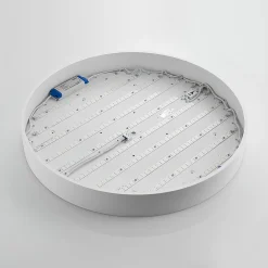 Arcchio LED-kattovalaisin Noabelle, Ø 80 cm, valkoinen, metallia