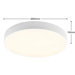 Arcchio LED-kattovalaisin Noabelle, Ø 80 cm, valkoinen, metallia