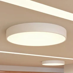 Arcchio LED-kattovalaisin Noabelle, Ø 80 cm, valkoinen, metallia