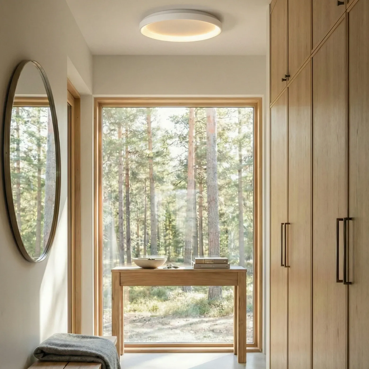 Arcchio LED-kattovalaisin Vivy, halkaisija 58 cm, valkoinen, metalli