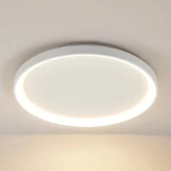 Arcchio LED-kattovalaisin Vivy, halkaisija 58 cm, valkoinen, metalli