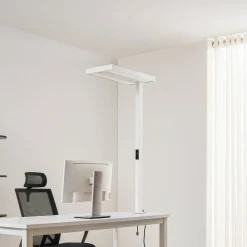 Arcchio LED-klipsivalaisin Logan, valkoinen, himmennettävä, anturi