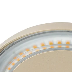 Arcchio LED ladattava pöytävalaisin Thenra, beige, seinäkiinnike