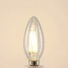 Arcchio LED-lamppu, hehkulanka, kynttilämuotoinen, E14, 4 W, kirkas