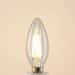Arcchio LED-lamppu, hehkulanka, kynttilämuotoinen, E14, 4 W, kirkas