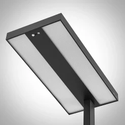 Arcchio LED-lattiavalaisin Logan Pro, musta, anturi, himmennettävä