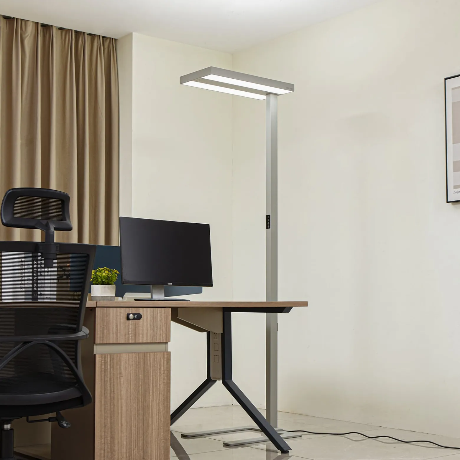 Arcchio LED-lattiavalaisin Logan Ultra HCL CCT, hopea, himmennettävä