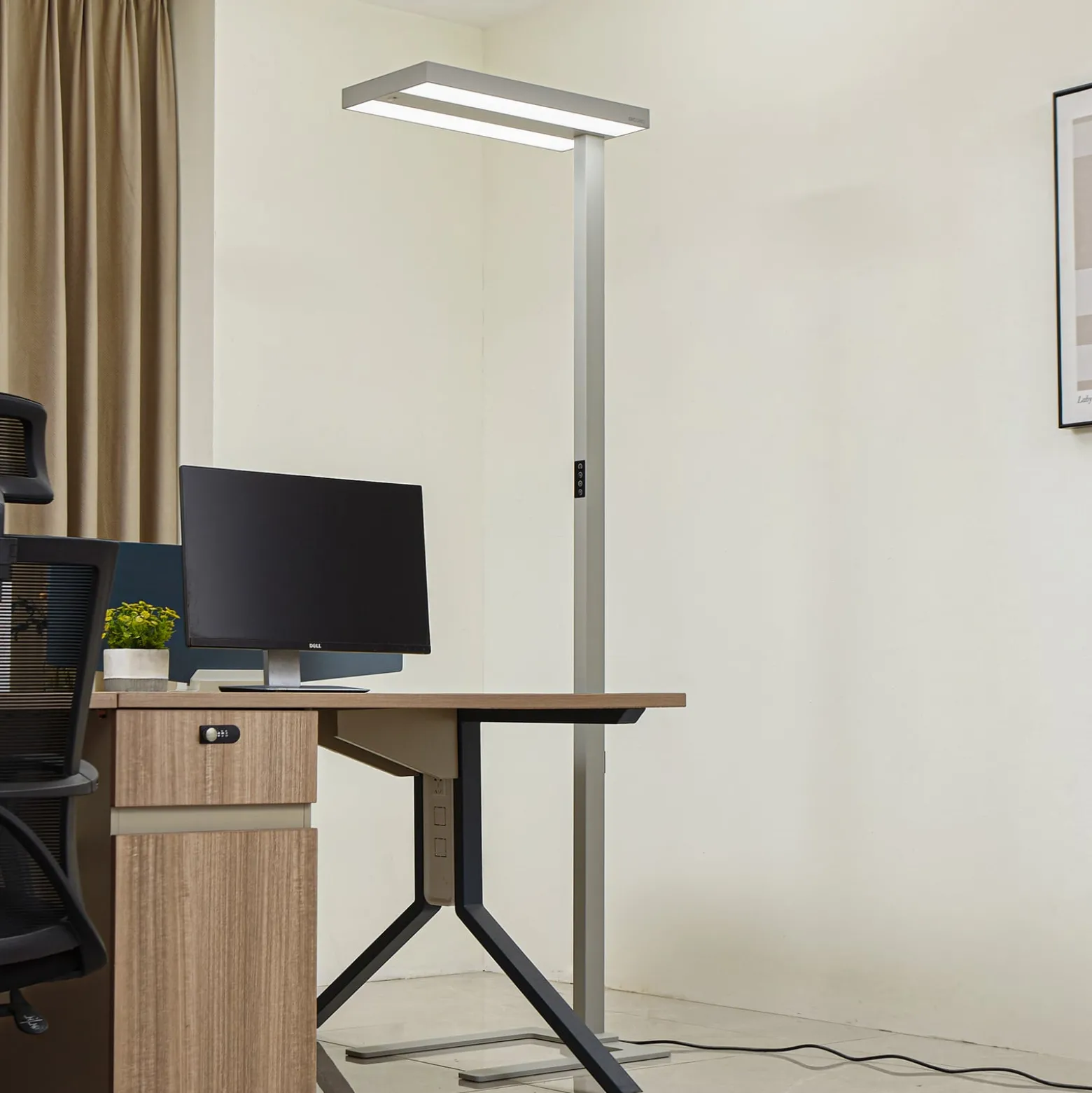 Arcchio LED-lattiavalaisin Logan Ultra HCL CCT, hopea, himmennettävä