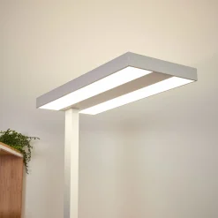 Arcchio LED-lattiavalo Logan Basic, valkoinen, 6 000 lm, himmennettävä