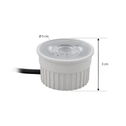 Arcchio LED-moduuli, GU10, 4,9 W, 380 lm, valkoinen, 2700 K, himmennettävä