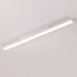 Arcchio LED-paneeli Arya, 120 cm, valkoinen, himmennettävä, alumiinia