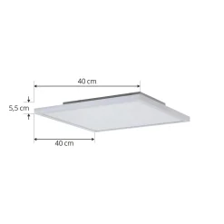 Arcchio LED-paneeli Brenda, 40 x 40 cm, CCT, kaukosäädin, kauko-ohjaus