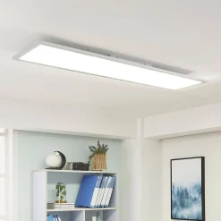 Arcchio LED-paneeli Lysander, 50W, CCT, 119cm, hopea