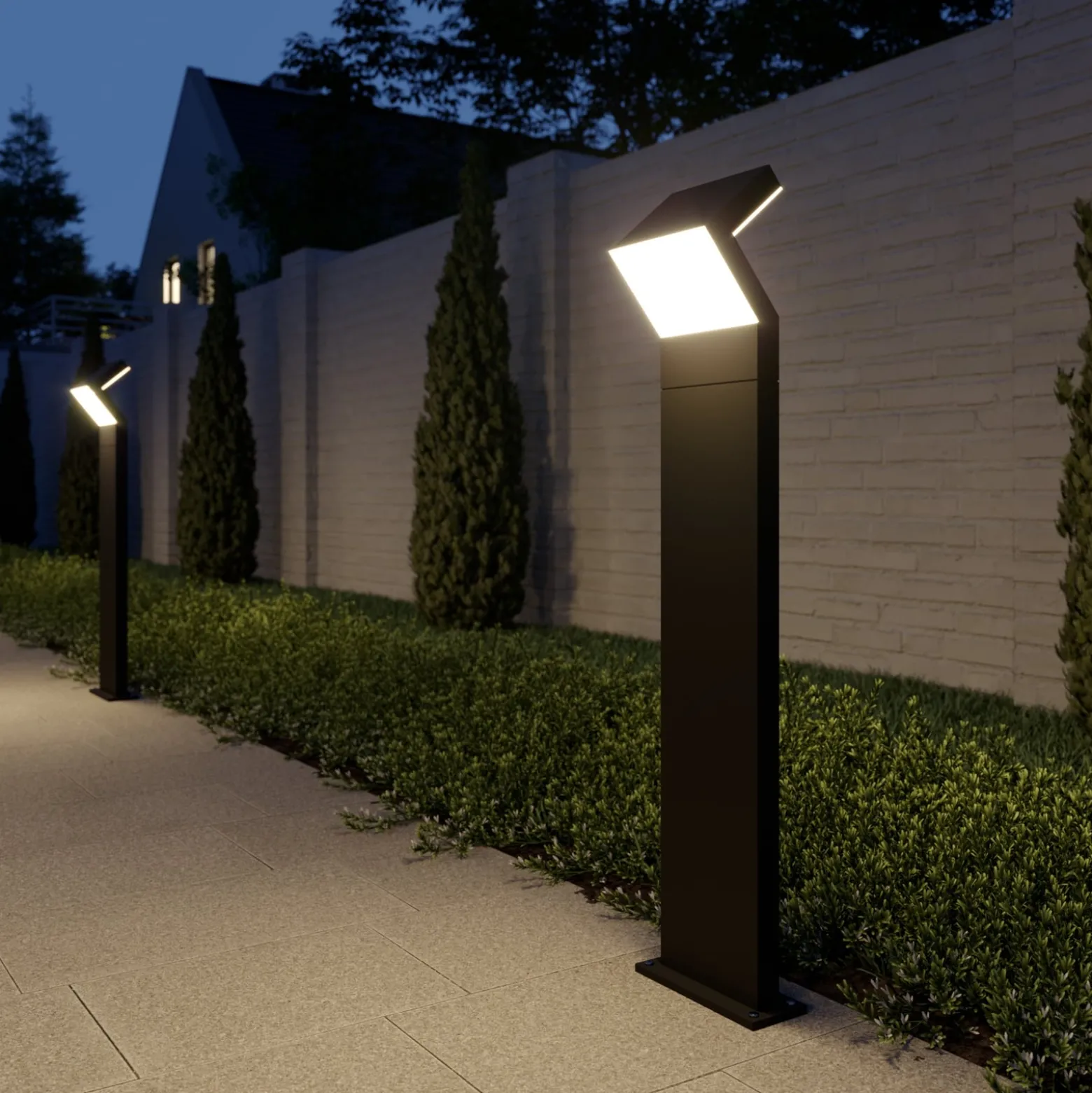Arcchio LED polkuvalaisin Havin, antrasiitti, metalli, 100cm