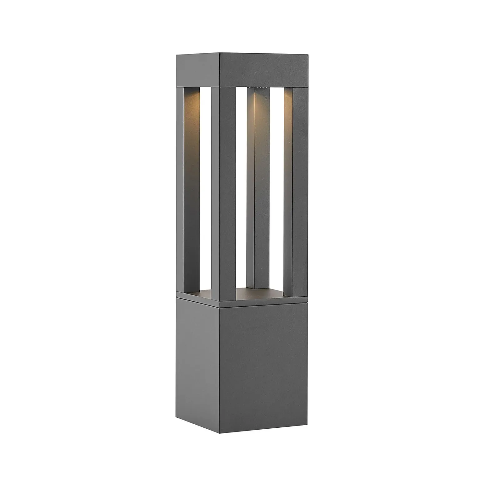 Arcchio LED-pylväsvalaisin Lienna, 60 cm, harmaa, metalli, IP65
