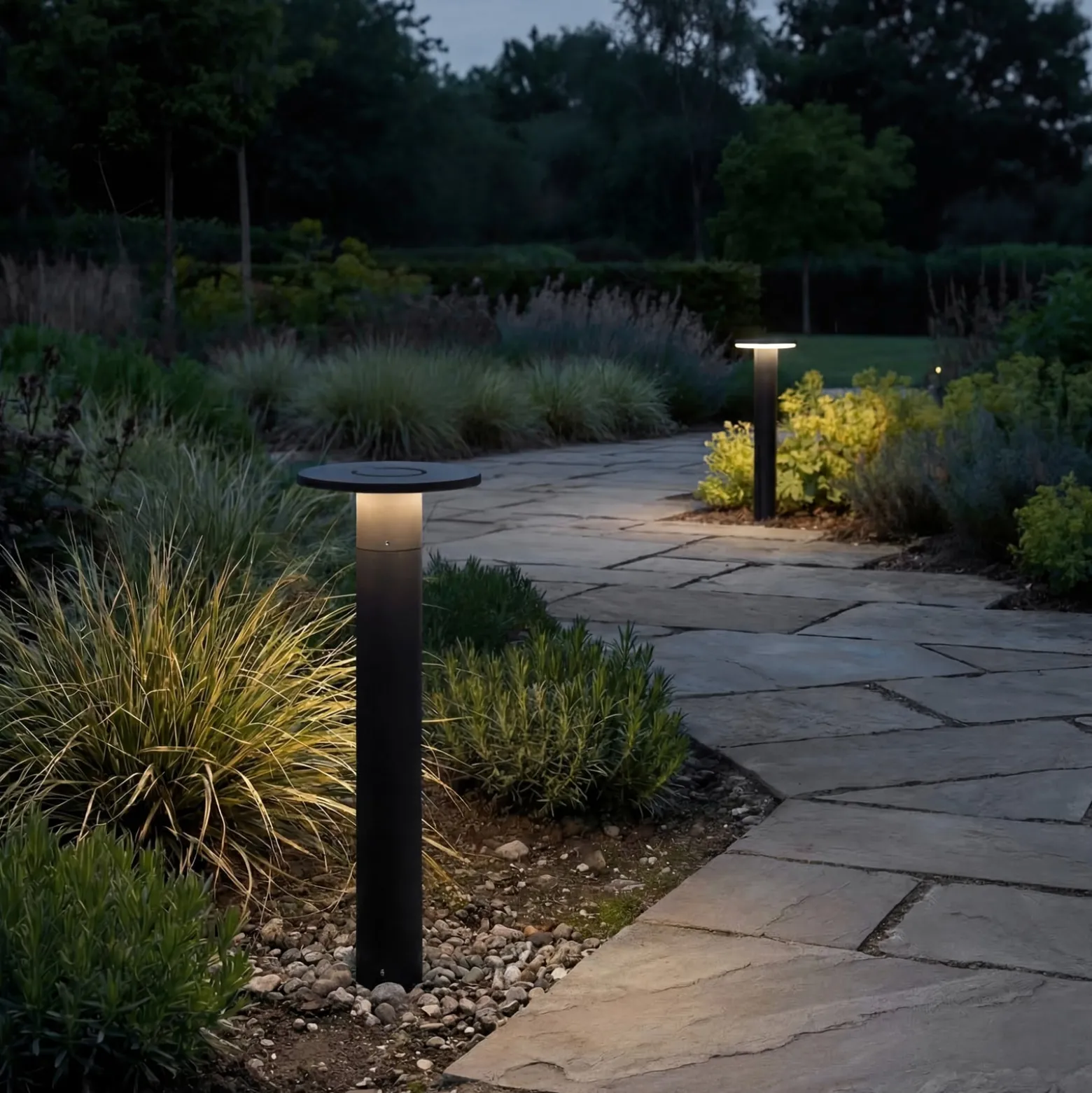 Arcchio LED-pylväsvalaisin Tovio, korkeus 65 cm, antrasiitti