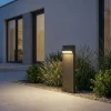 Arcchio LED-pylväsvalaisin Vonar, korkeus 50 cm, antrasiitti
