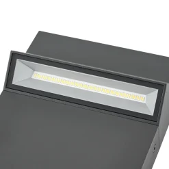 Arcchio LED-pylväsvalaisin Vonar, korkeus 50 cm, antrasiitti