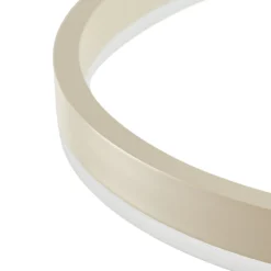 Arcchio LED-riippuvalaisin Albiona, beige, 1 rengas, halkaisija 40 cm