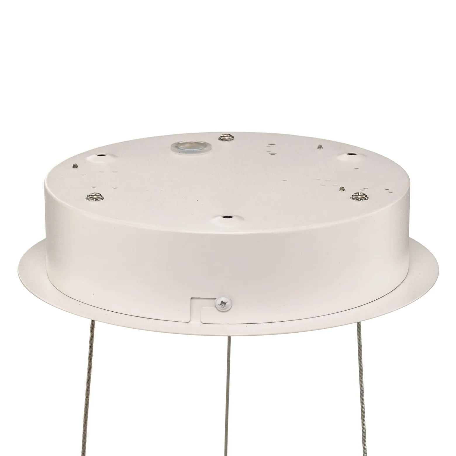 Arcchio LED-riippuvalaisin Albiona, valkoinen, 1 rengas, Ø 80 cm