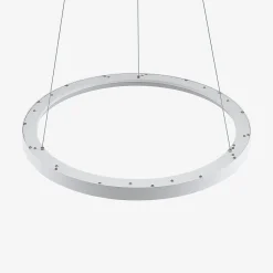 Arcchio LED-riippuvalaisin Vivy, Ø 58 cm, valkoinen, metalli