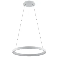 Arcchio LED-riippuvalaisin Vivy, Ø 58 cm, valkoinen, metalli