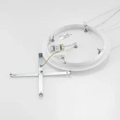 Arcchio LED-ripustusvalaisin Noabelle, Ø 80 cm, valkoinen, metallia