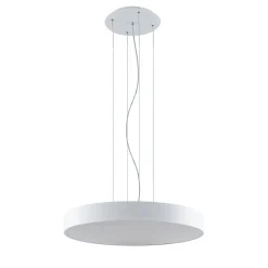Arcchio LED-ripustusvalaisin Noabelle, Ø 80 cm, valkoinen, metallia