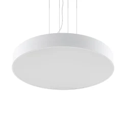 Arcchio LED-ripustusvalaisin Noabelle, Ø 80 cm, valkoinen, metallia