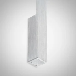 Arcchio LED-seinävalaisin Ivano, korkeus 43 cm, harjattua alumiinia