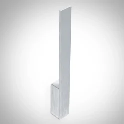 Arcchio LED-seinävalaisin Ivano, korkeus 43 cm, harjattua alumiinia