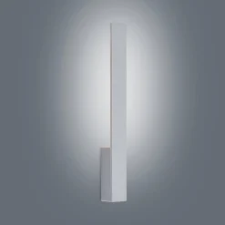 Arcchio LED-seinävalaisin Ivano, korkeus 43 cm, harjattua alumiinia