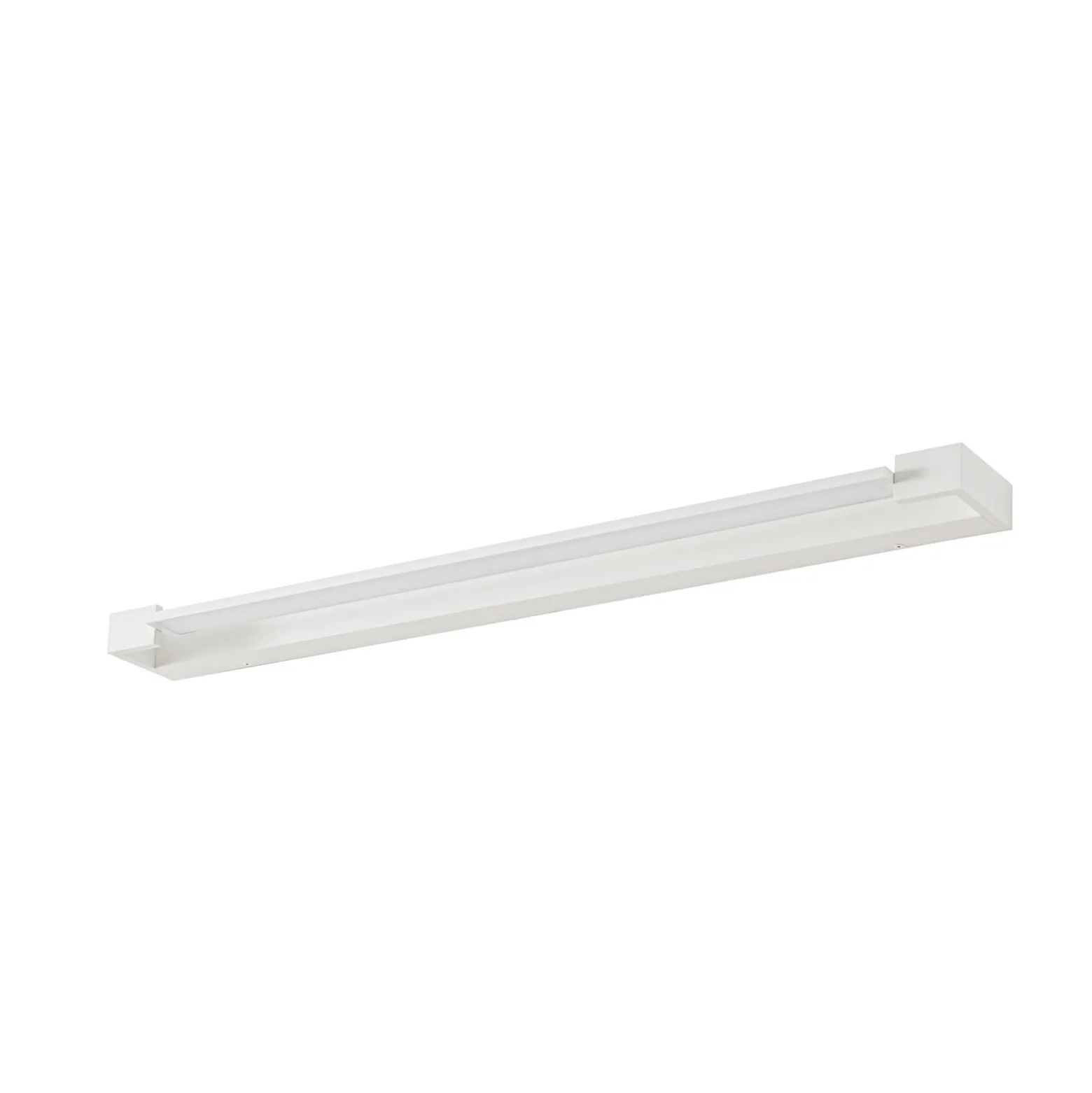 Arcchio LED-seinävalaisin Jora, 90 cm, valkoinen, kääntyvä, IP44