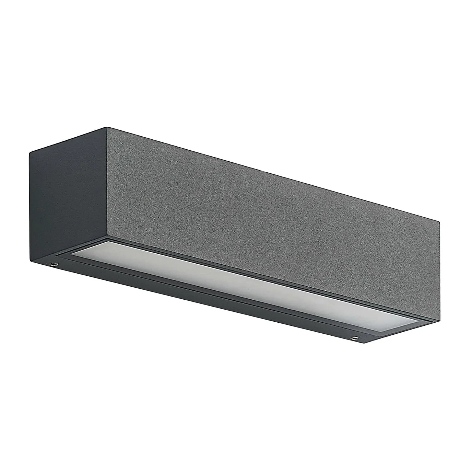 Arcchio LED-seinävalaisin Lengo, 25 cm, 1-lamppuinen, antrasiitti, CCT